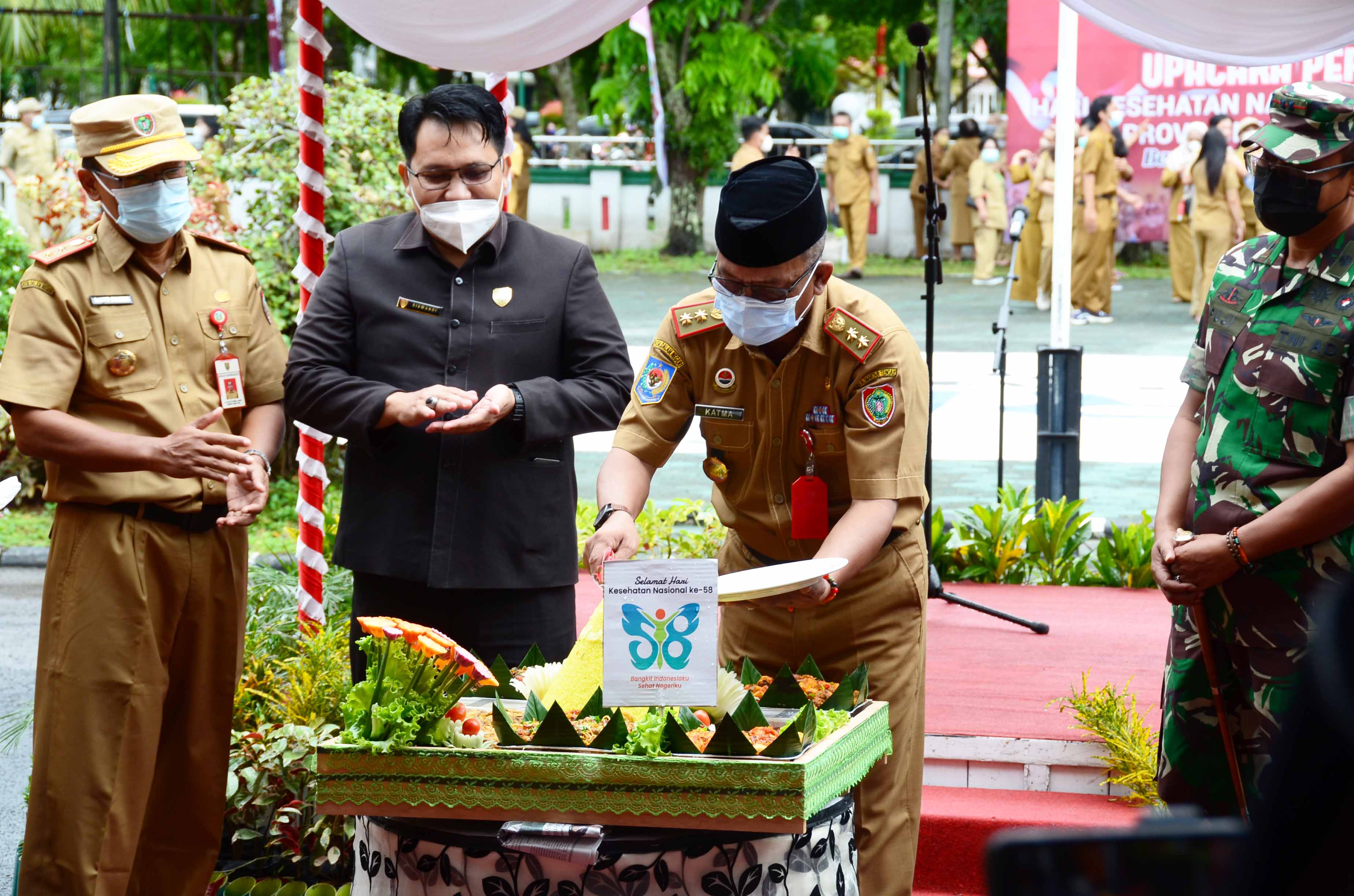Pemprov Kalimantan Tengah Gelar Upacara Hari Kesehatan Nasional ke 58