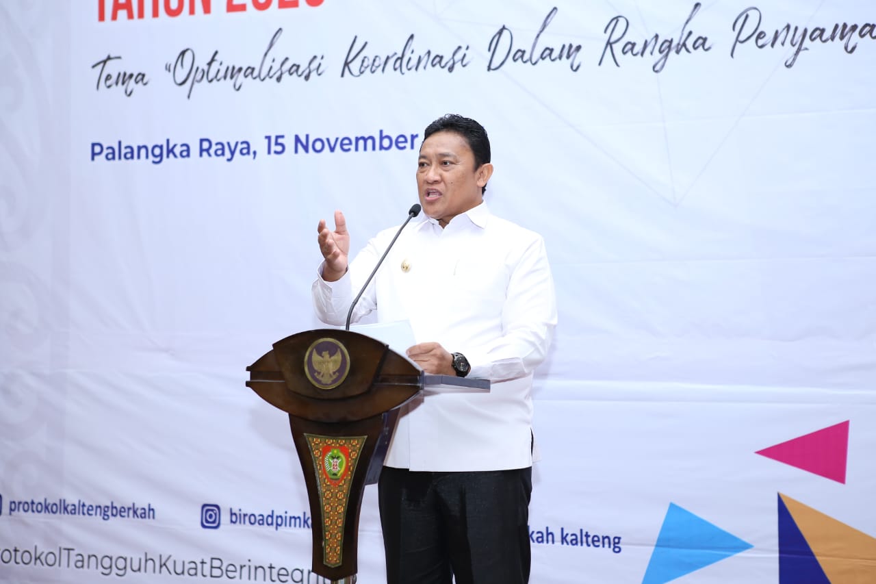 Tekankan Kerjasama Tim, Wagub Edy Pratowo Buka secara Resmi Rakor Keprotokolan Se-Kalimantan Tengah Tahun 2023