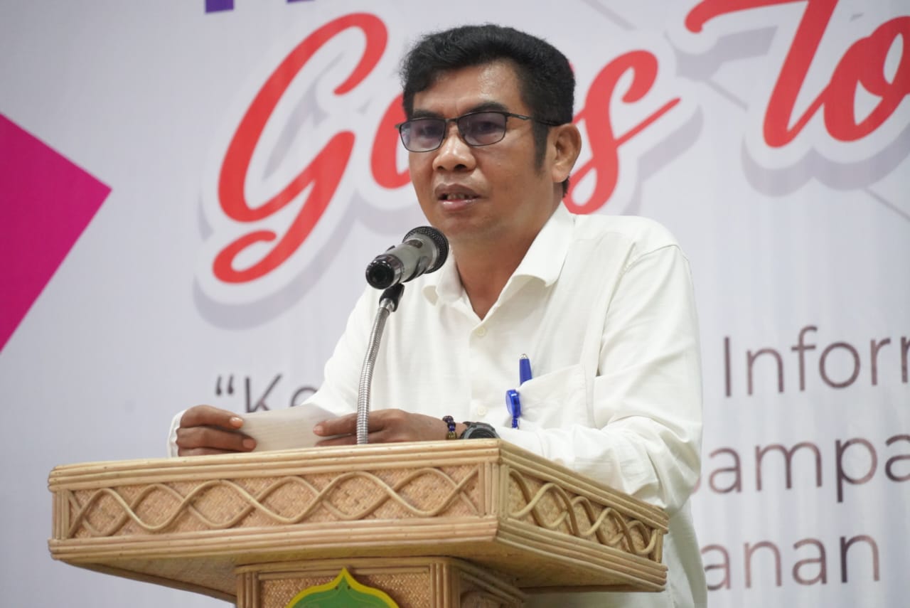 Sahli Yuas Elko Buka Kegiatan PPID dan Lapor! Kalteng Goes To Campus Tahun 2023