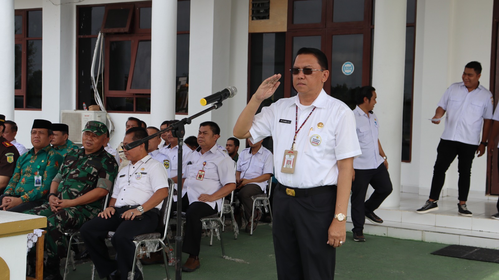 Sekda Gumas Lepas Kafilah MTQH Tingkat Provinsi