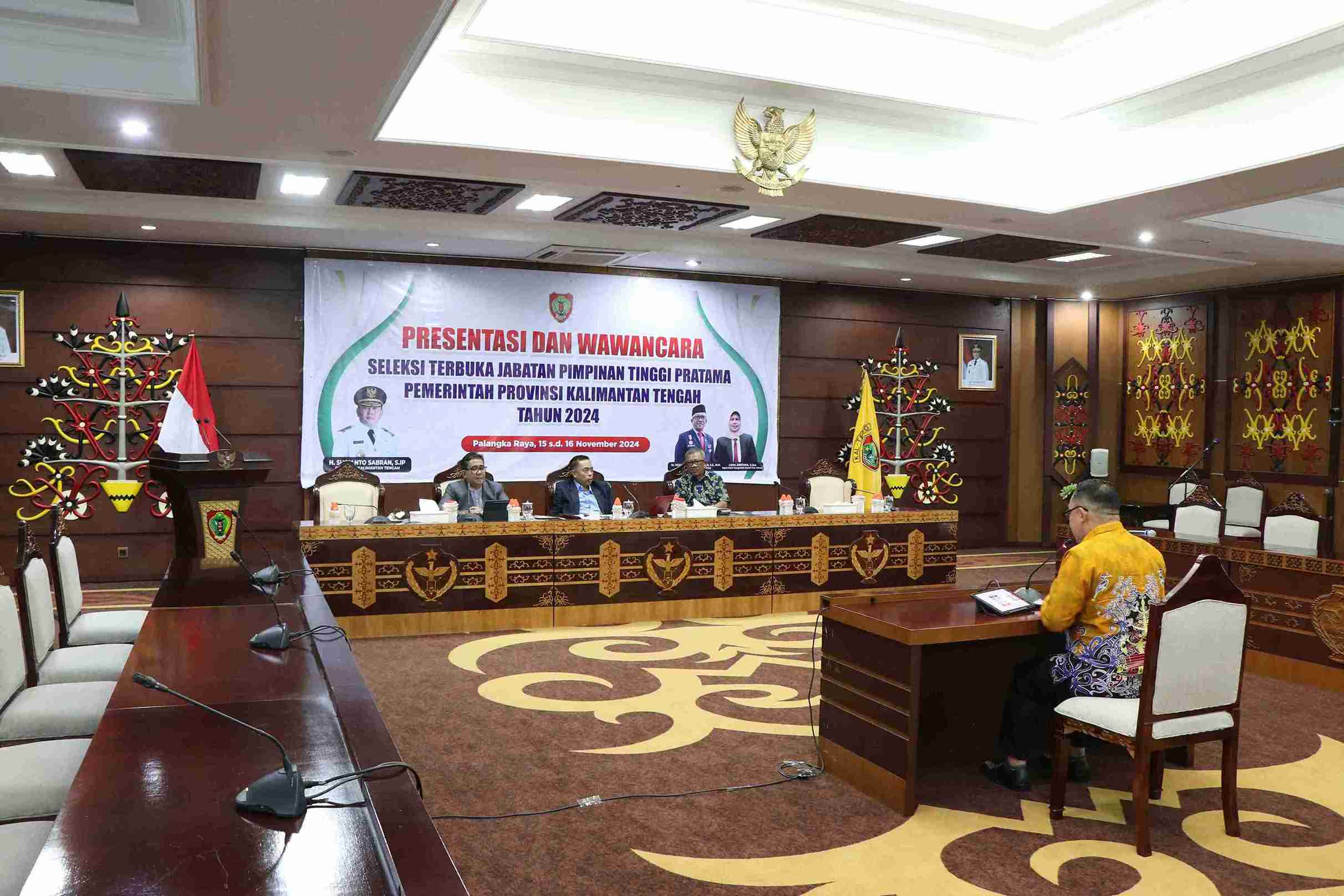 BKD Prov. Kalteng Laksanakan Seleksi Wawancara JPT Pratama Tahun 2024