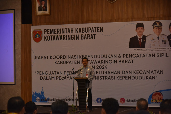 Buka Rakor Kependudukan dan Pencatatan Sipil, Pj Bupati Budi Santosa Inginkan Desa dan Kecamatan Perkuat Perannya