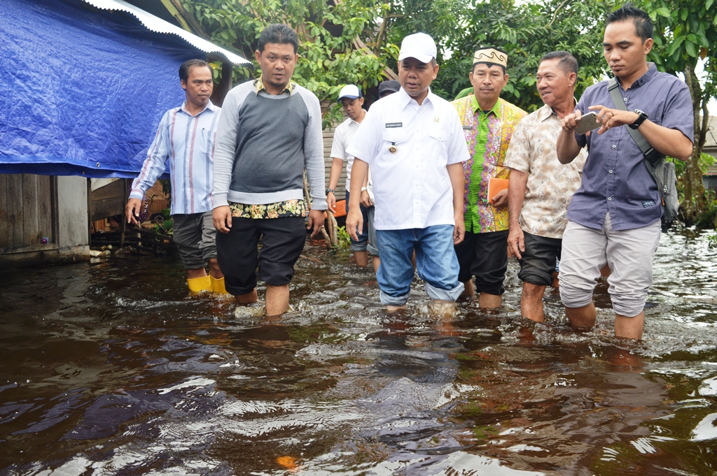 Ben Tinjau Langsung Kondisi Banjir