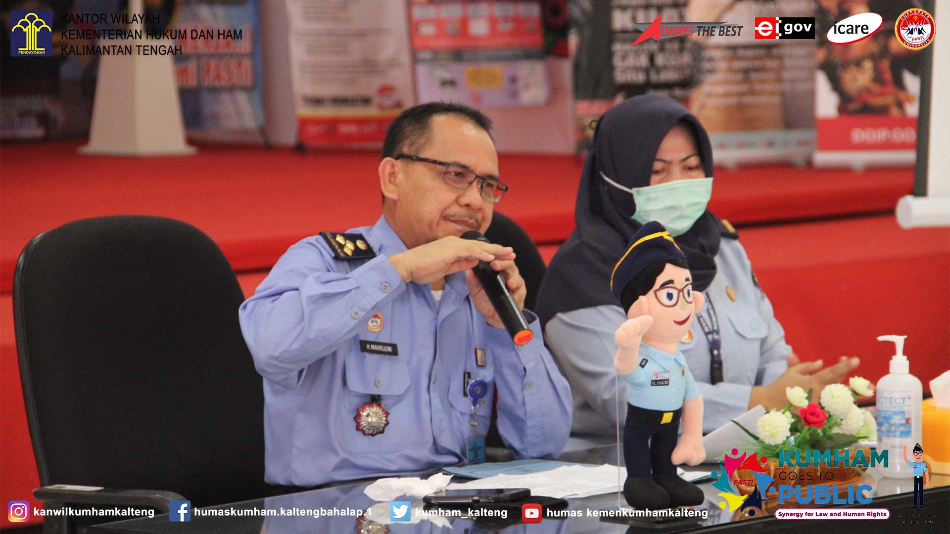 Pelaksanaan Ujian Penyesuaian Ijazah dan Ujian Dinas Tk. I di Lingkungan Kanwil Kemenkumham Kalteng