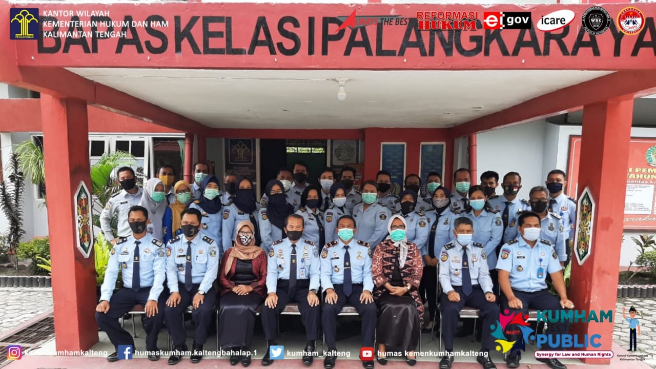 Tampuk Kepemimpinan Bapas Palangka Raya Resmi Berganti