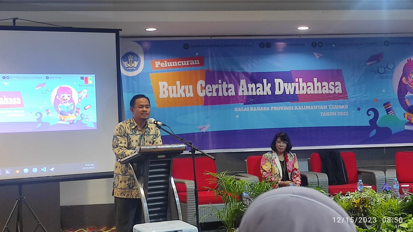 Balai Bahasa Prov. Kalteng Luncurkan 70 Buku Cerita Anak Dwibahasa