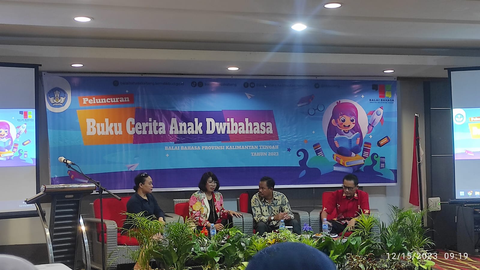 Balai Bahasa Prov. Kalteng Luncurkan 70 Buku Cerita Anak Dwibahasa