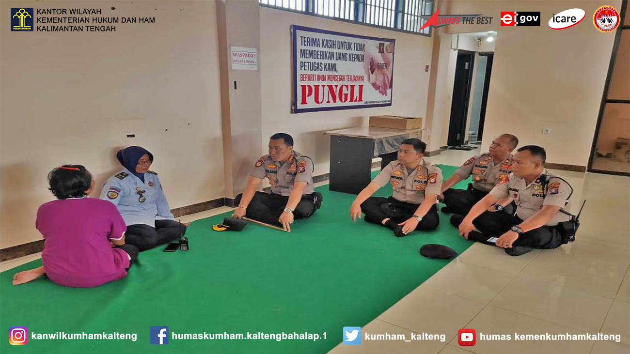 Kapolres Palangka Raya Jalin Silaturahmi dengan Lapas Perempuan Palangkaraya