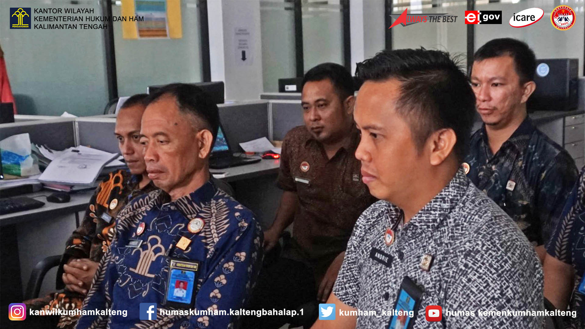 Divisi Pemasyarakatan Ikuti Video Conference Deklarasi Resolusi Pemasyarakatan Tahun 2020
