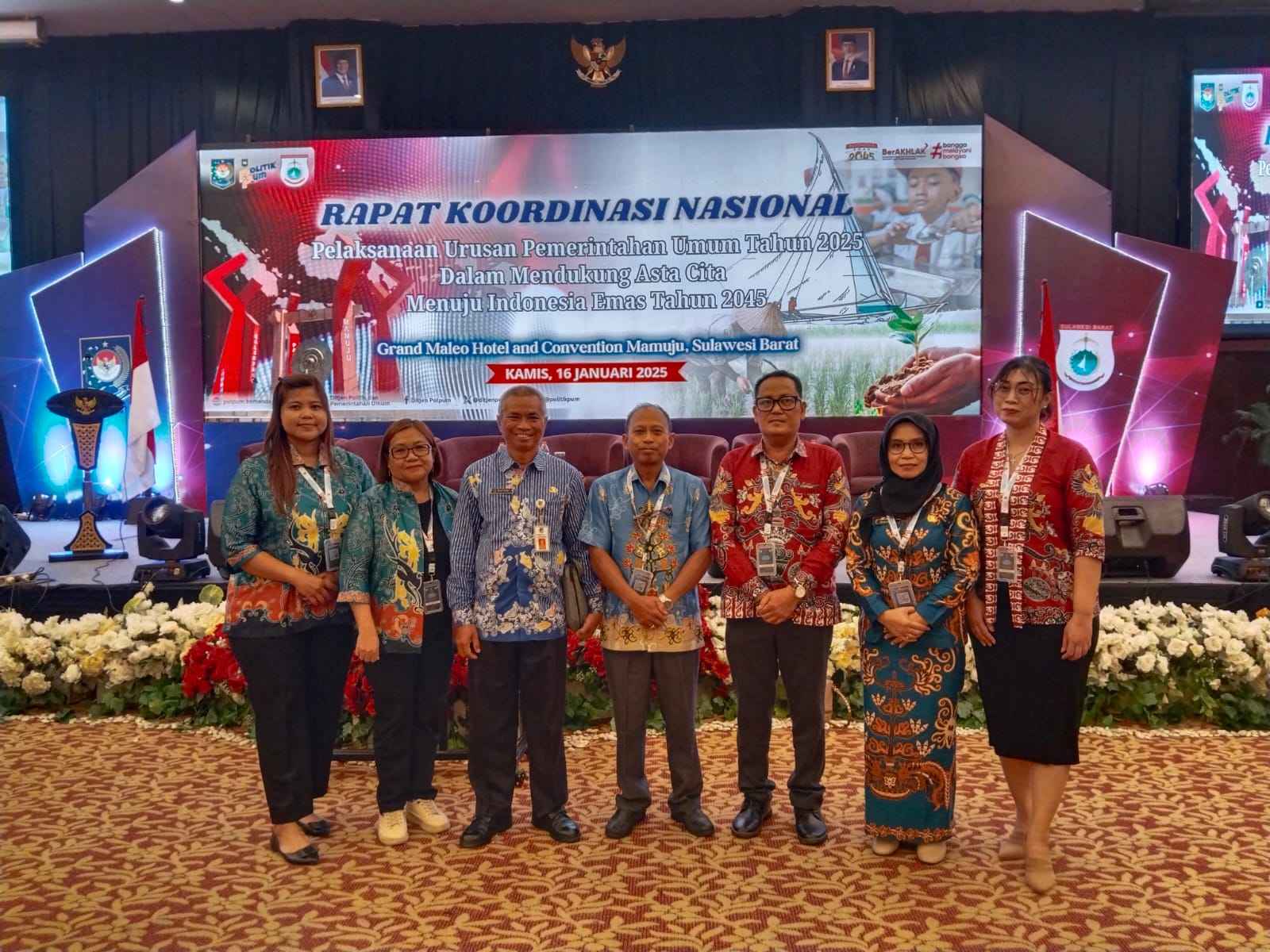 Ikuti Rakornas Pelaksanaan Urusan Pemerintahan Umum Tahun 2025, Badan Kesbangpol Prov. Kalteng Tegaskan Komitmen Dukung Asta Cita