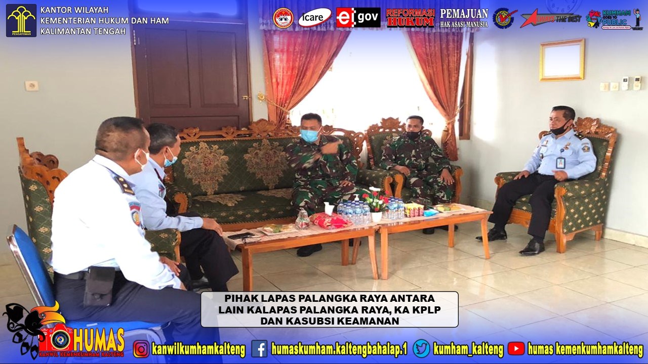 Lapas Palangka Raya Terima Kunjungan Dandim 1016 Palangka Raya