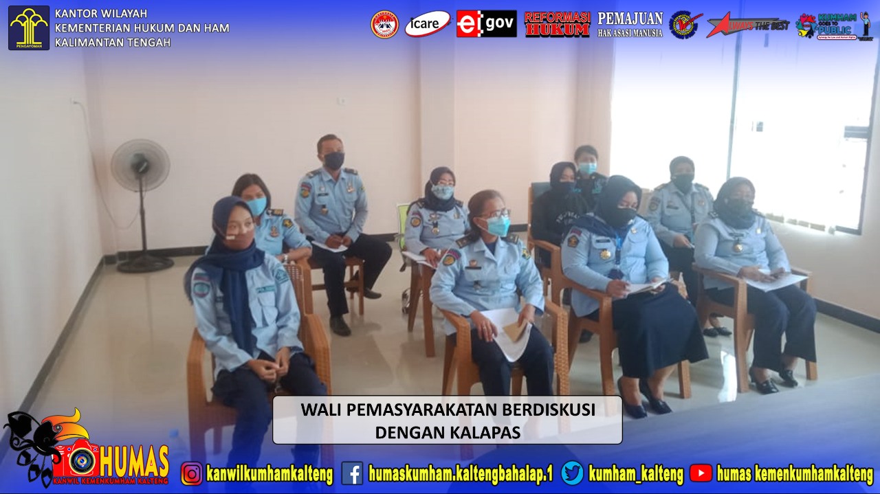 Sosialisasi Kemenkumham Corpu Terhadap Petugas Pemasyarakatan Lapas Perempuan Kelas IIA Palangka Raya 