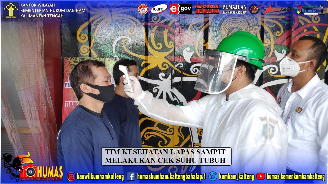 Tahanan Baru Masuk Lapas Sampit WajibTerapkan Prokes