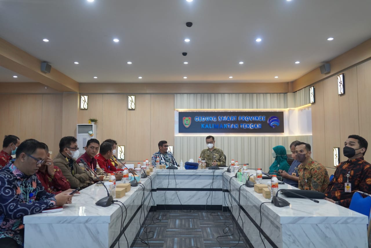 Kadis Kominfosantik Kalteng Terima Kunjungan Kerja Kemenko Polhukam RI Terkait SPBE