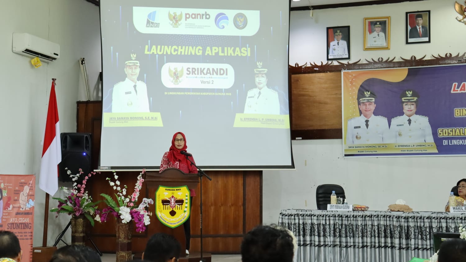 Pemkab Gumas Resmi Launching Aplikasi SRIKANDI
