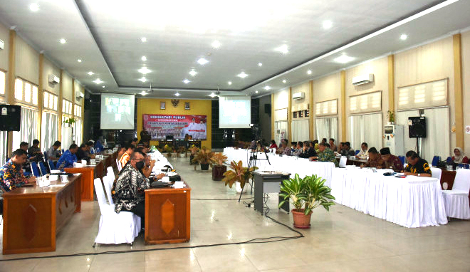Buka Forum Konsultasi Publik, Pj Bupati Anang Dirjo Minta Kegiatan Tahun 2024 Targetkan Pencapaian SPM dan SDGs