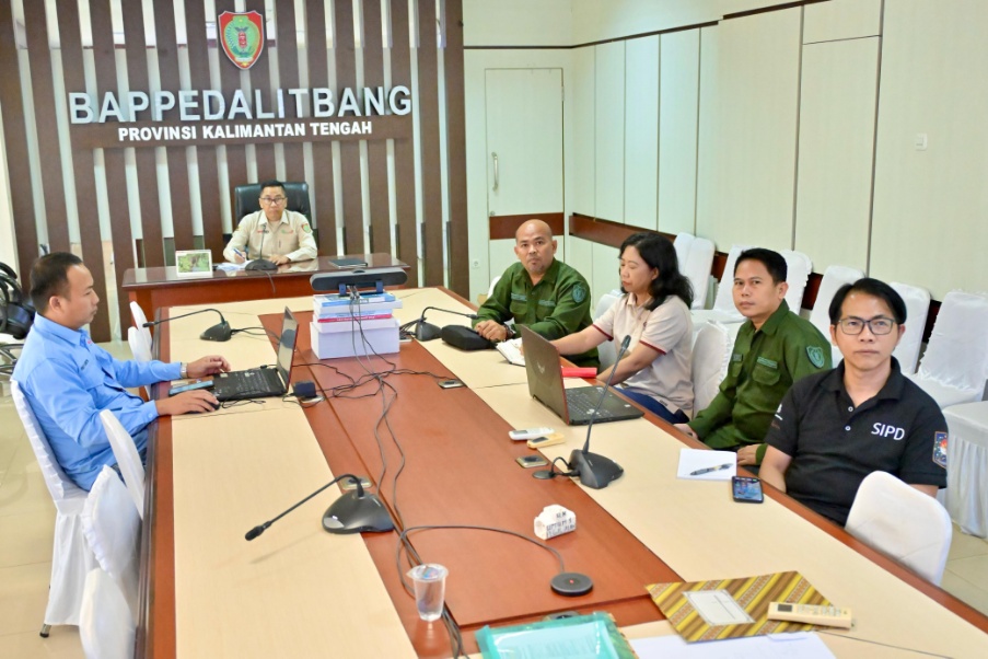 Perkuat Sinergi Pembangunan Berkelanjutan, Bapperida Kalteng Bahas Blueprint 2045 Bersama Bappenas