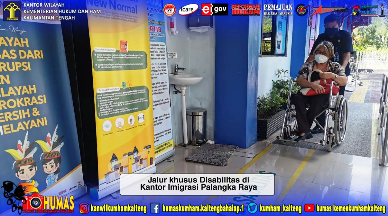 Layanan Ramah HAM Imigrasi Palangka Raya, Ketua HWPDI Kalimantan Tengah Beri Apresiasi