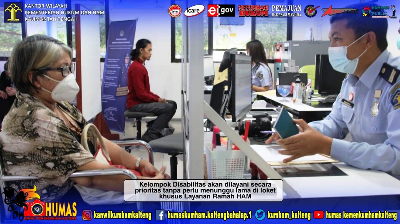 Layanan Ramah HAM Imigrasi Palangka Raya, Ketua HWPDI Kalimantan Tengah Beri Apresiasi