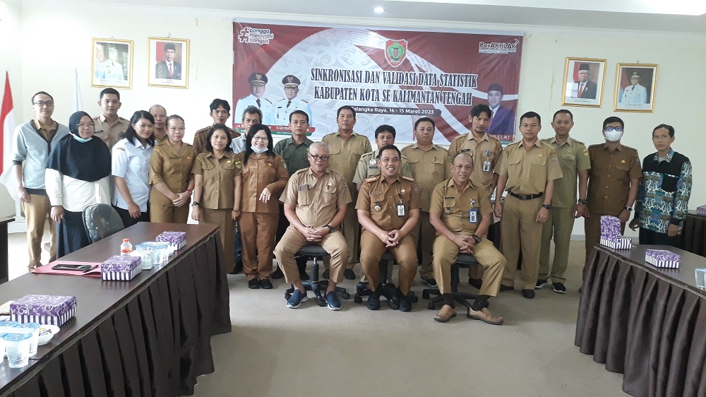 Pentingnya Peran Data, Disbun Prov. Kalteng Gelar Sinkronikasi dan Validasi Data Statistik Kabupaten/Kota se-Kalteng