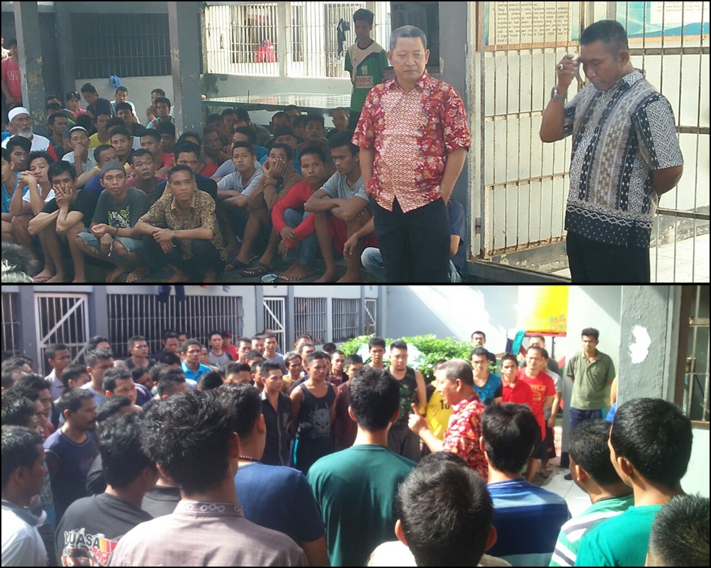 Tingkatkan Keamanan Lapas, Kalapas Sampit Beri Arahan Warganya 