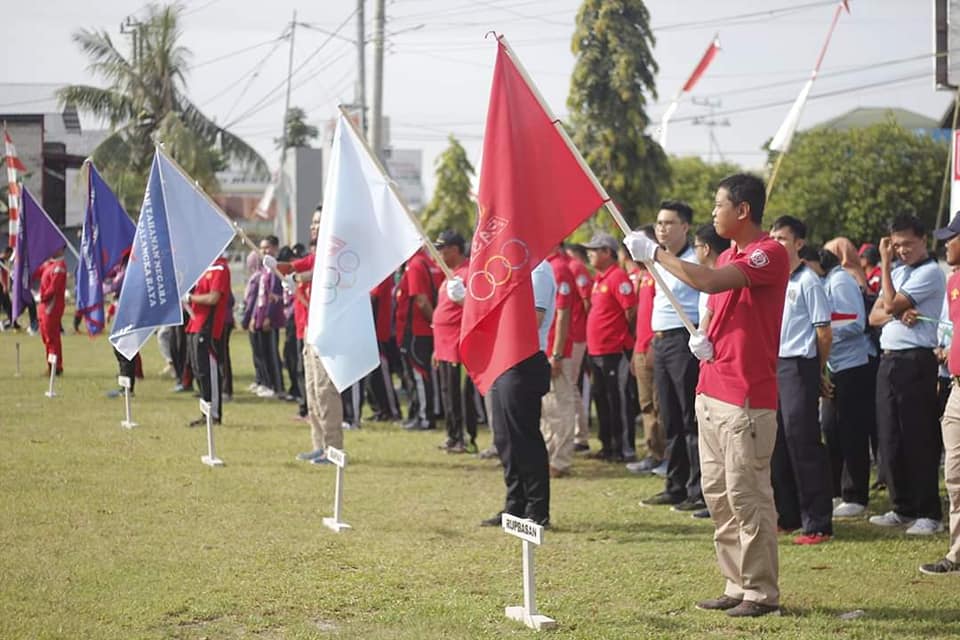 Pekan Olahraga Hari Bkati Pemasyarakatan Ke 55 Kalimantan Tengah Diikuti Seluruh UPT Dilingkungan Kanwil Kemenkumham Kalteng.