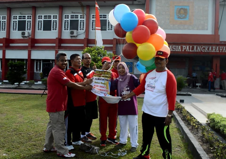 Pekan Olahraga Hari Bkati Pemasyarakatan Ke 55 Kalimantan Tengah Diikuti Seluruh UPT Dilingkungan Kanwil Kemenkumham Kalteng.