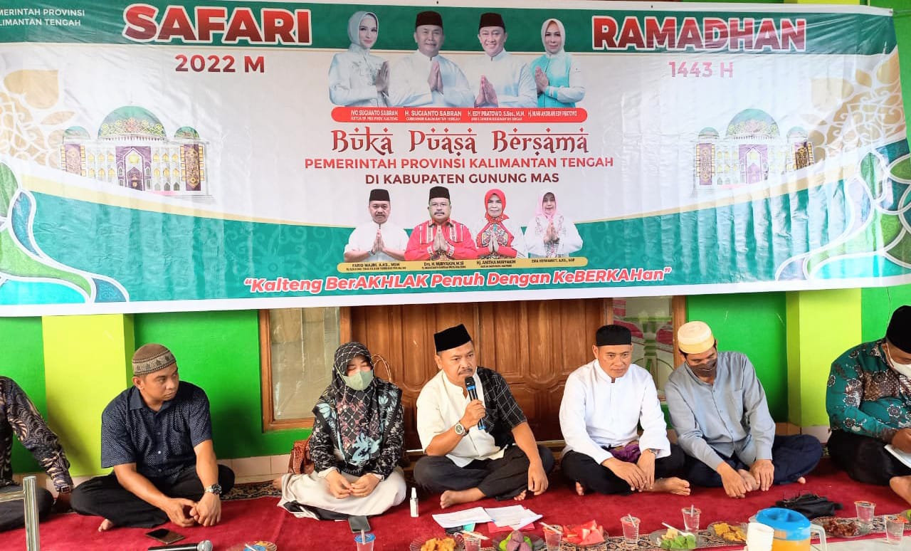 Safari Ramadan Pemprov Kalteng di Masjid Darul Aman Tewah Gumas