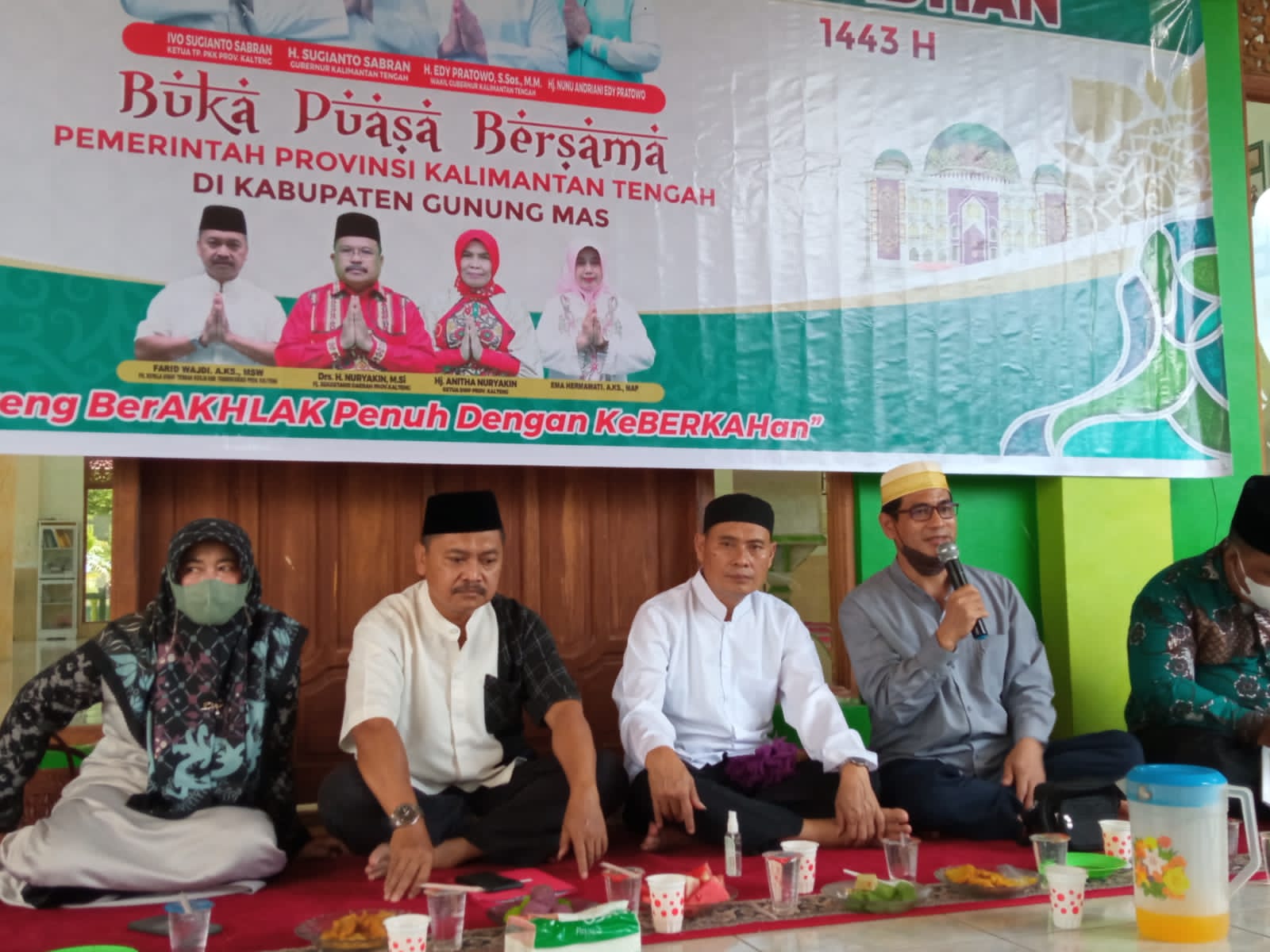 Safari Ramadan Pemprov Kalteng di Masjid Darul Aman Tewah Gumas
