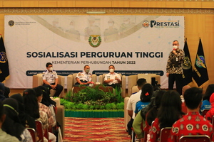 Kadishub Hadiri Sosialisasi Perguruan Tinggi Kementerian Perhubungan Tahun Akademik 2022/2023 Wilayah Kalimantan Tengah