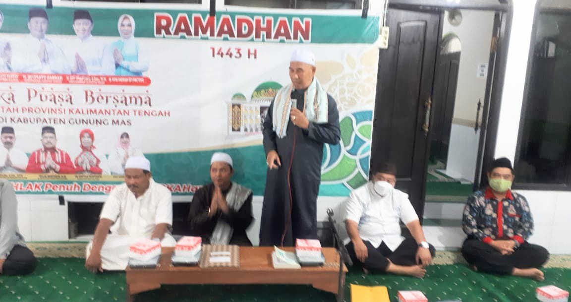 Pemprov. Kalteng Safari Ramadan di Masjid Al Amin Tumbang Miri Gumas