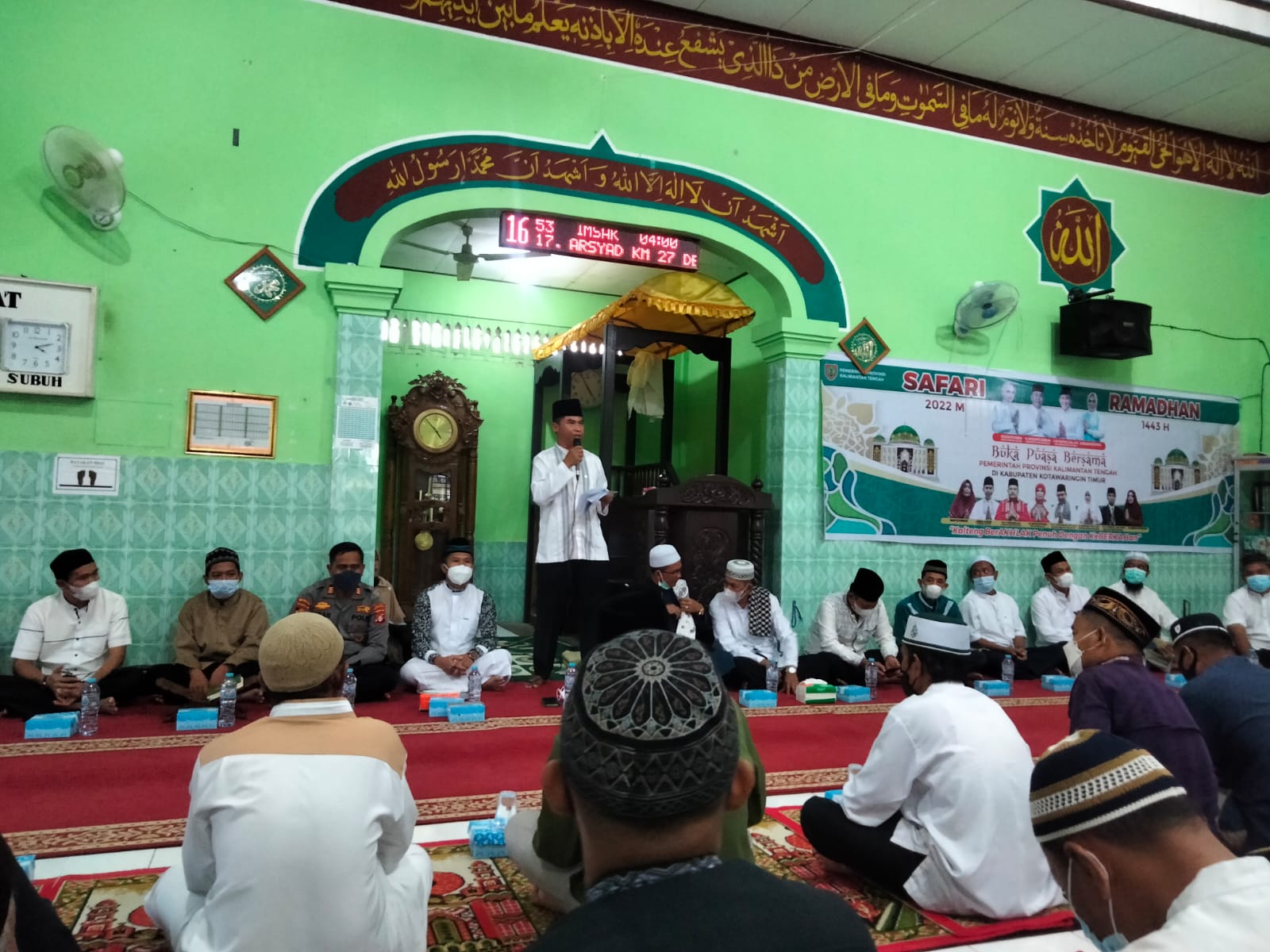 Pemprov. Kalteng Gelar Safari Ramadan 1443 H di Masjid Al Fattah Mentaya Hilir Utara Kotim