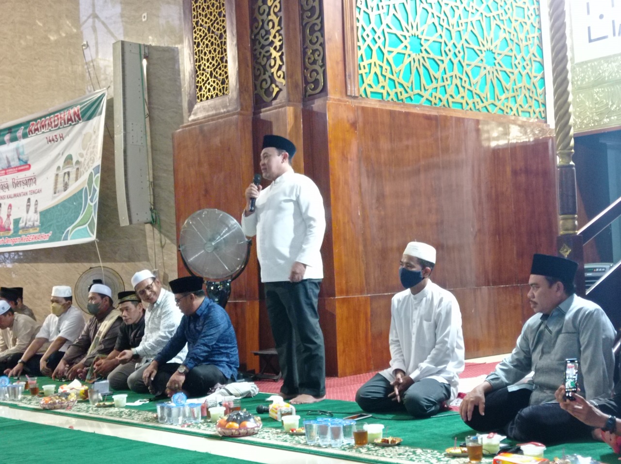 Safari Ramadan Pemprov. Kalteng di Masjid Agung Ar`Raudhah Kahayan Hilir Pulang Pisau