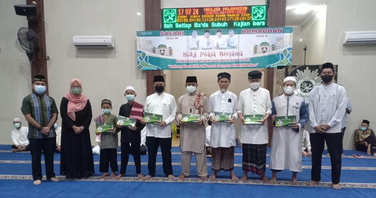 Meraih Keberkahan Dengan Jalin Silaturahmi, Pemprov Kalteng Gelar Safari Ramadan di Masjid Mujahidin Kota Palangka Raya
