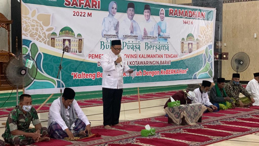 Jalin Silaturahmi, Pemprov. Kalteng Safari Ramadan di Kecamatan Pangkalan Banteng Kobar