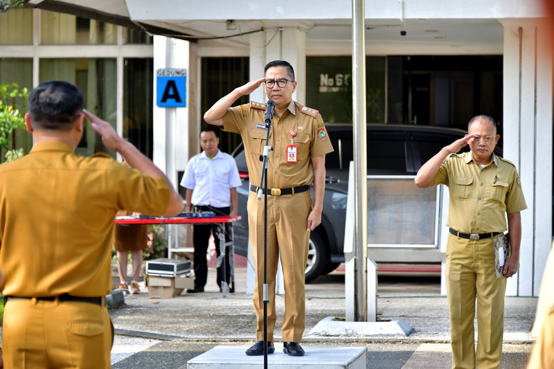 Bappedalitbang Prov. Kalteng Laksanakan Apel Besar dan Halalbihalal