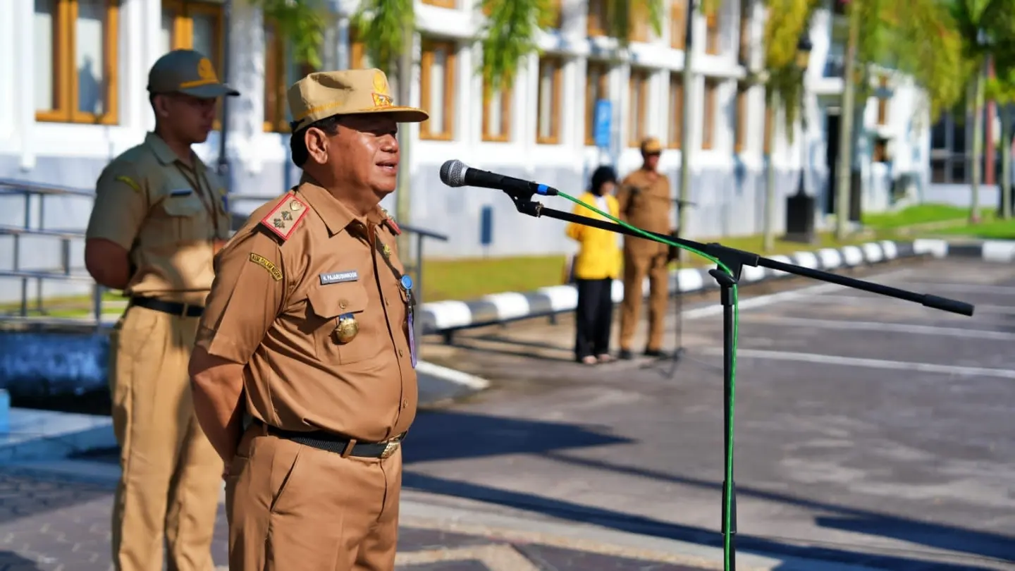 Sekretariat DPRD Laksanakan Apel Pagi dan Halalbihalal