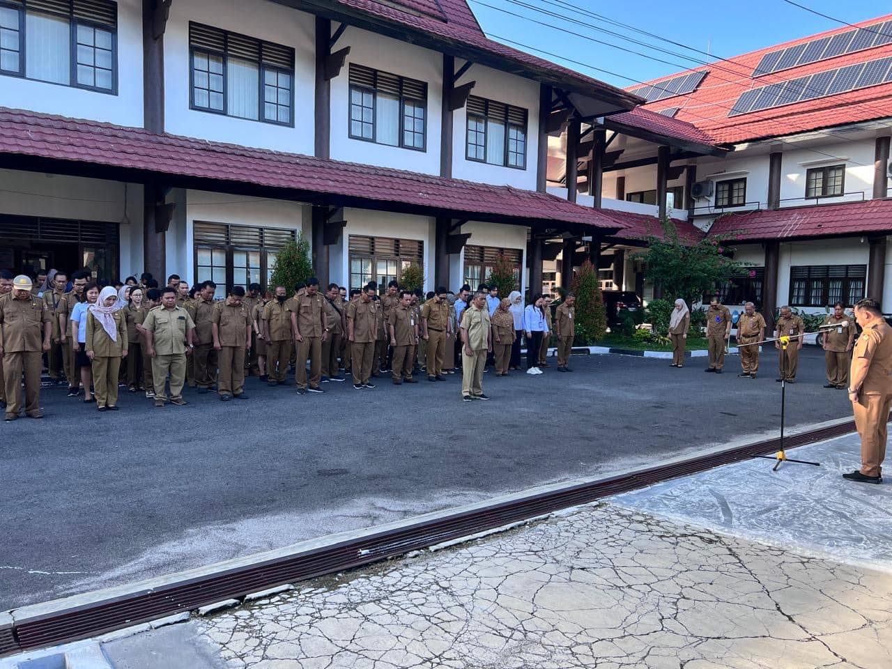 Dinas ESDM Prov. Kalteng  Gelar Apel dan Halalbihalal 1 Syawal 1445 H