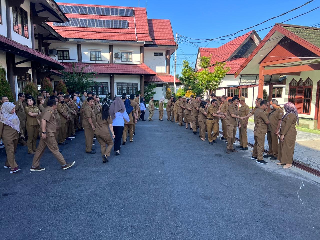 Dinas ESDM Prov. Kalteng  Gelar Apel dan Halalbihalal 1 Syawal 1445 H