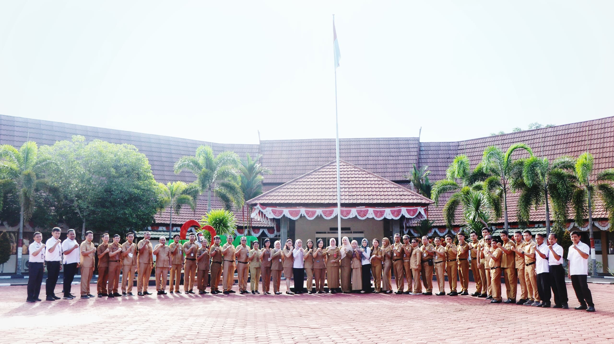 BKD Prov. Kalteng Gelar Apel Besar dan Halalbihalal