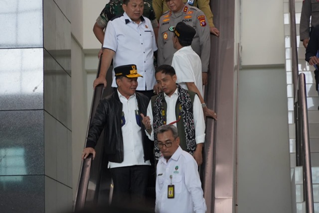Gubernur Agustiar Sabran Sambut Kedatangan Menteri Kehutanan Kunker di Provinsi Kalteng 