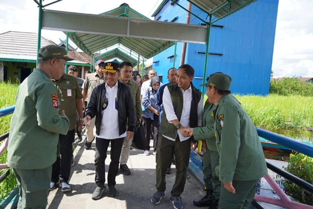 Gubernur Agustiar Sabran Sambut Kedatangan Menteri Kehutanan Kunker di Provinsi Kalteng 