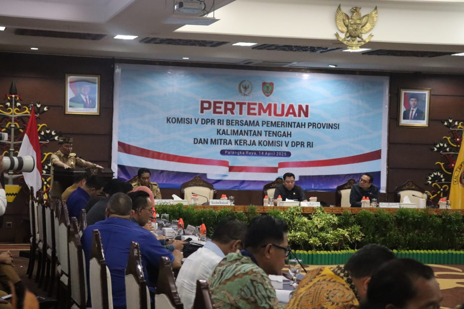 Kadisbun Prov. Kalteng Hadiri Pertemuan Komisi V DPR RI Bersama Pemprov Kalteng