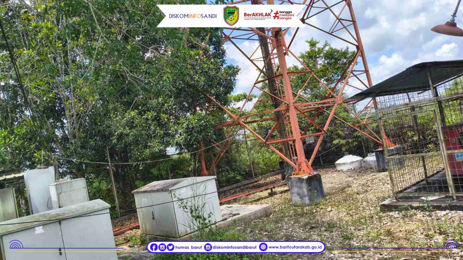 Potensi Longsor Ancam Tower Telekomunikasi di Desa Sikui, Bupati Barito Utara Instruksikan Penanganan Segera