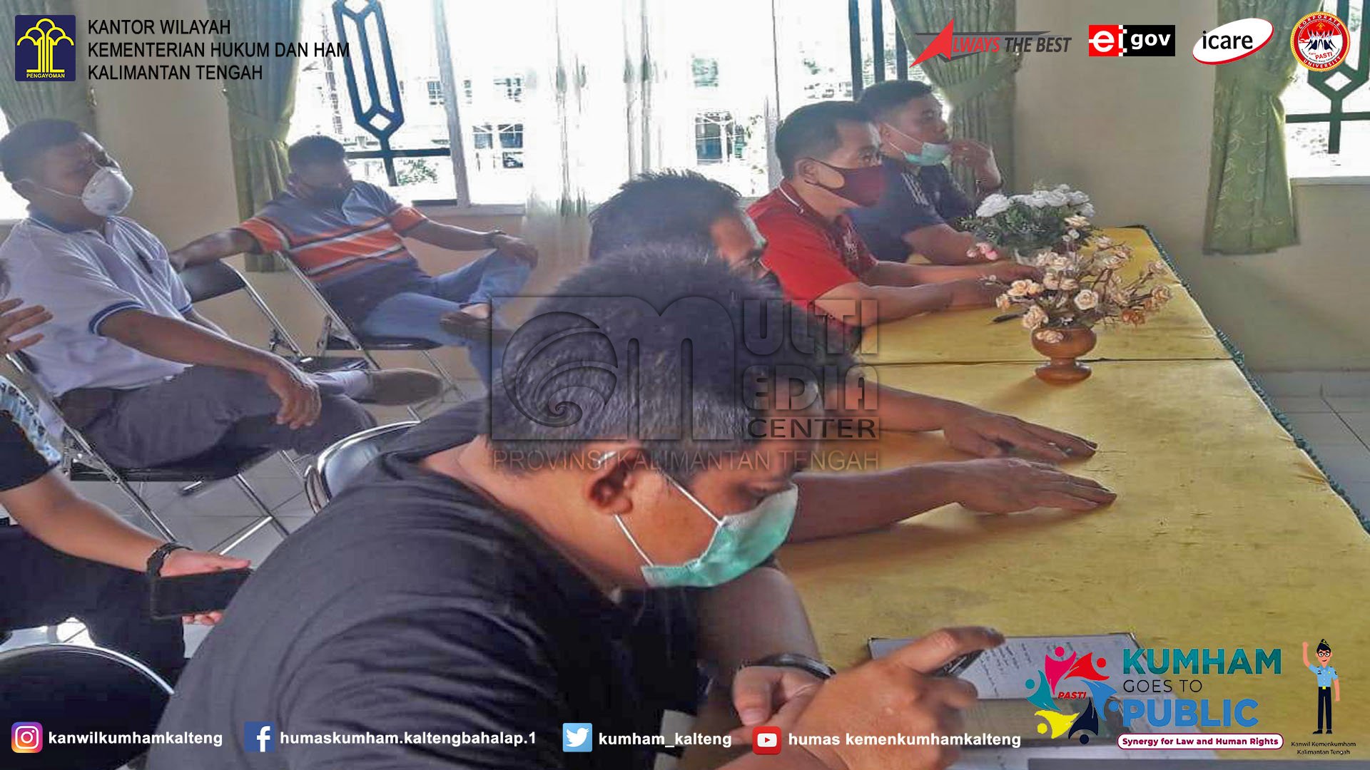 Lapas Palangka Raya Gelar Rapat Menyambut Hari Raya Idul Fitri 1441 H