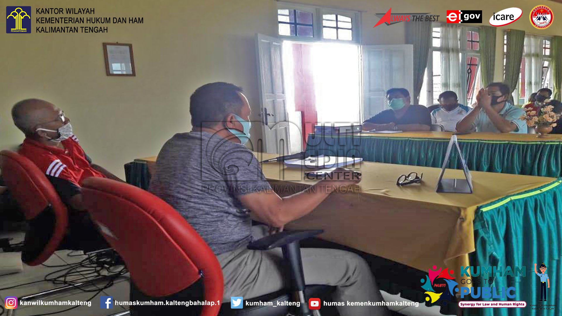 Lapas Palangka Raya Gelar Rapat Menyambut Hari Raya Idul Fitri 1441 H