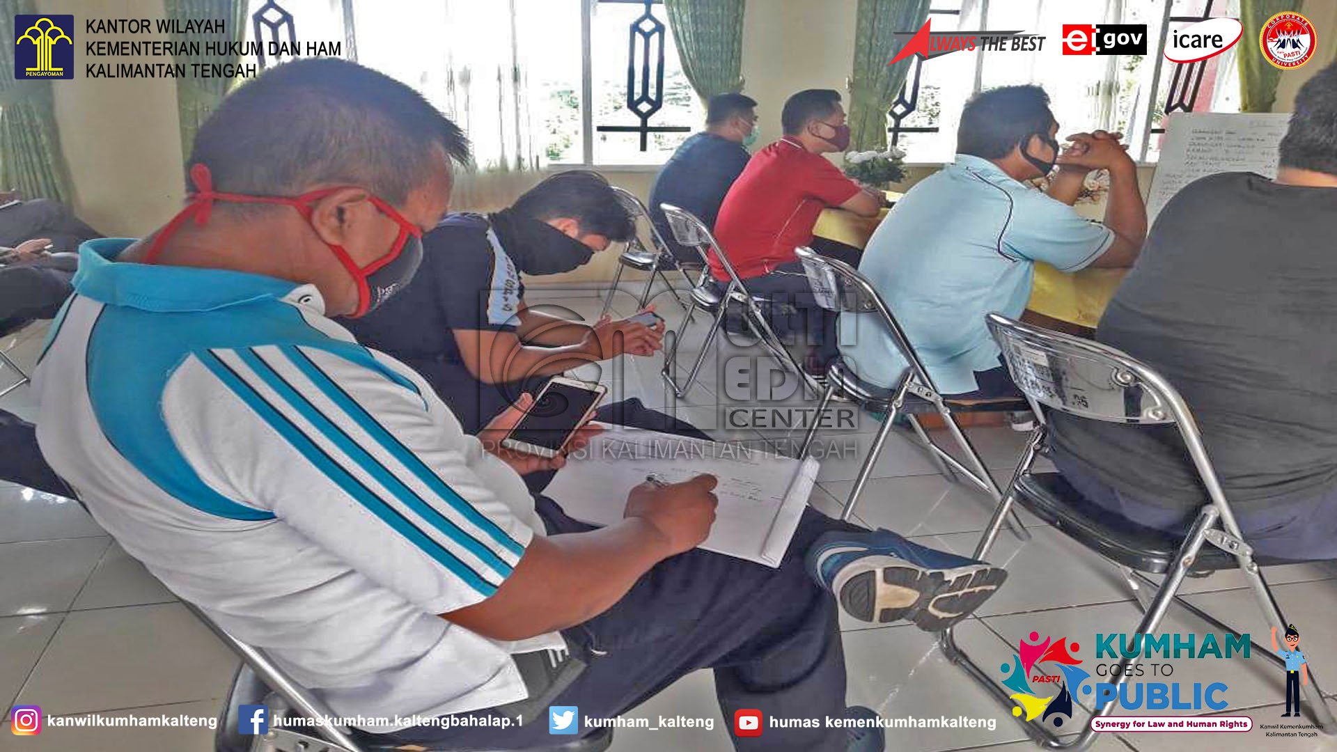Lapas Palangka Raya Gelar Rapat Menyambut Hari Raya Idul Fitri 1441 H