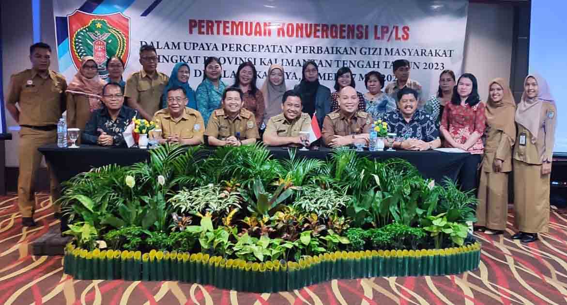 Percepat Perbaikan Gizi Masyarakat Kalteng, Dinkes Prov. Kalteng Gelar Pertemuan Konvergensi Lintas Program dan Lintas Sektor