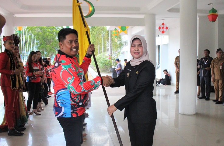 Pj Bupati Barsel Lepas Kontingen FBIM 2023