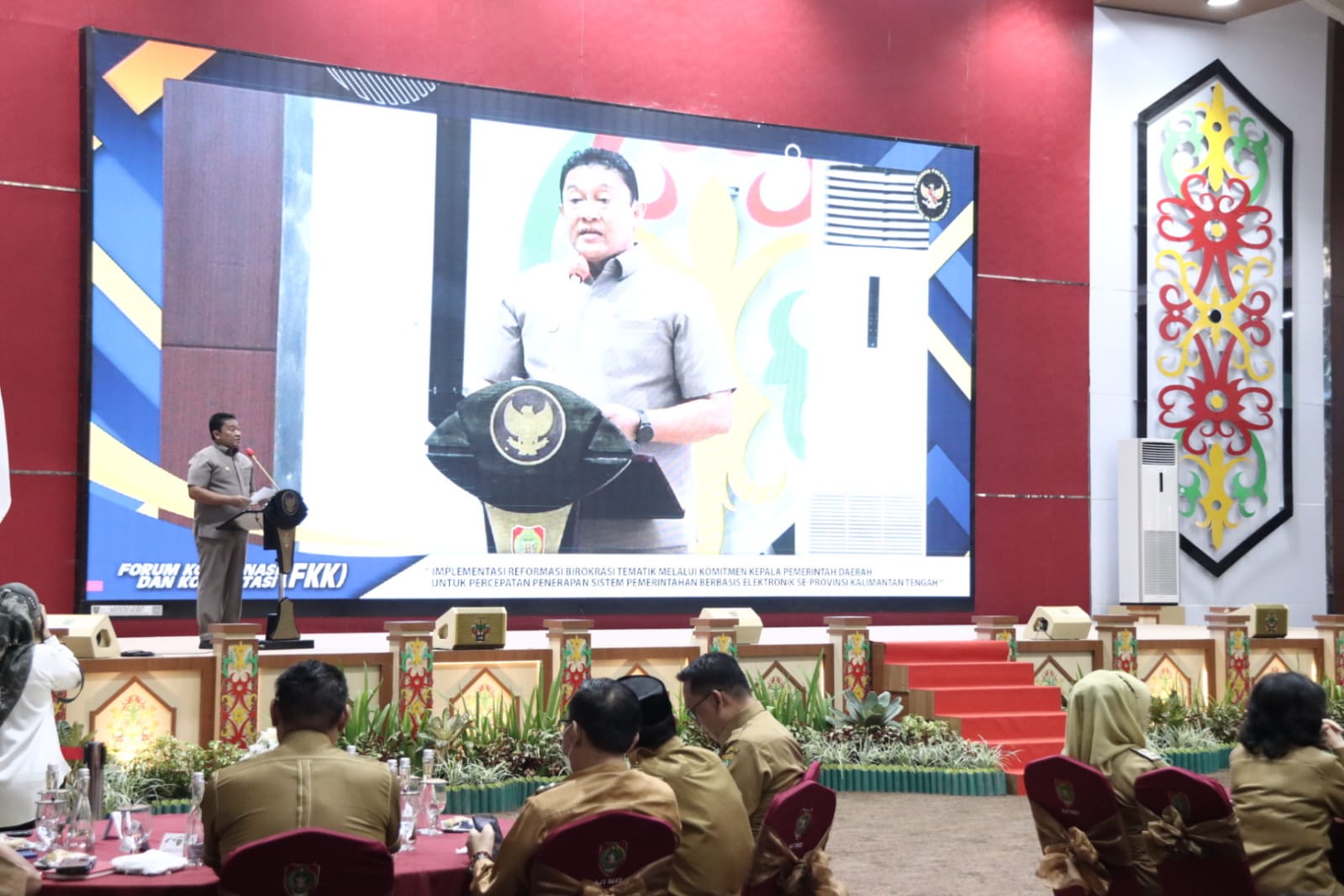 Wagub Kalteng Buka Forum Koordinasi dan Konsultasi Peningkatan Implementasi Reformasi Birokrasi dan Percepatan Penerapan SPBE Tahun 2023